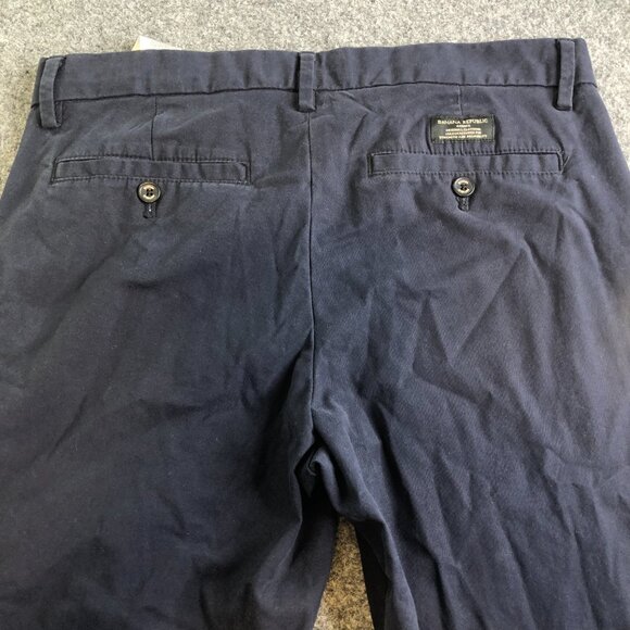 Banana Republic Chino Pants Mens 30x33 Blue Mason Stretch Flex Tapered Slim - Picture 9 of 11